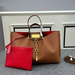 Famous Brand Designer Bag Genuine Leather Women's Handbag Luxury Designer Handbag Fashionable Litchi Pattern Mother and Child Bag Shopping Bag Shoulder Bag