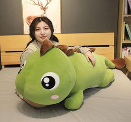 5070cm Big Eyes Dinosaur Plush Toy Stuffed Cute Dragon Doll Soft Cartoon Animal Sleeping Pillow Kid Girl Birthday Gift3139805