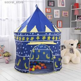 Toy Tents Kids 3 In 1 Tent Spaceship Tent Space Yurt Tent Game House Portable Children Ocean Ball Pool Rocket Ship Play Tent Ball Pool L240313