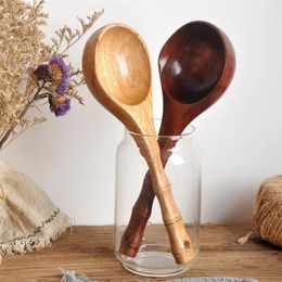 Spoons Dinner Spoon Soft And Bright Colours Non Toxic Smooth Edges Solid Quality Made From Natural Logs Of High-quality Wood