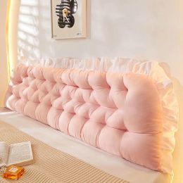 Cushion Rectangular Tatami Pillow Headboard Pink Pillow Bed Sleeping Neck Body Pillow Bedside Cushion Large Backrest Support Bolster