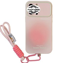 Pink Girl 14 Halo Dye Suitable 15 Phone Case 13 Promax Hanging Strap Small 11 Soft Case 12
