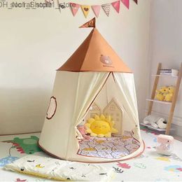 Toy Tents Toy Tents Tent for kids barraca infantil barraca infantil zelt Baby tent Play house Child teepee Toys for girls childrens room Q231220 L240313