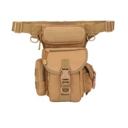 Bags Motorcycle Riding Men Military Molle Waist Packs Military Tactical Drop Leg Bag Tool Fanny Thigh Pack Hunting Bag Waist Pack