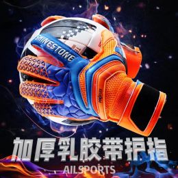 Gloves Professional goalkeeper gloves Adult child finger protection Goalkeeper gloves Thick 4MM latex Nonslip Football training