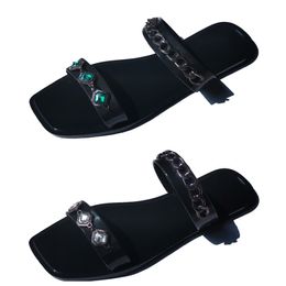 2024 New Slipper sandal platform Raffia Slipper Designer woman men Summer Flat heel Casual Flip flop outdoors pool Sliders beach Shoes GAI
