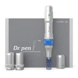 Best microneedling pen derma roller pen Rechargeable Derma Microneedle ULTIMA A6 with needle cartridges for scar removal