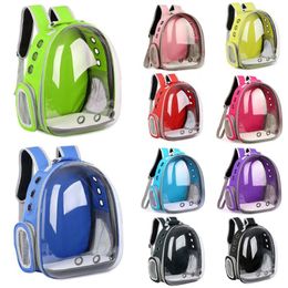 Cat Carrier Bags Breathable Pet Carriers Small Dog Cat Backpack Travel Space Capsule Cage Pet Transport Bag Carrying For Cats2792