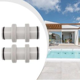 Accessories 2pcs Hose Extension Adapter For Intex Split Hose Plunger Valve 1.5in To 1.5in Spas Hot Tubs Swimming Pool Straight Connector