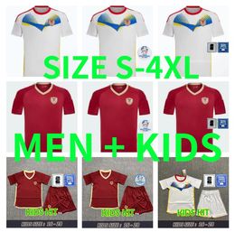 XXXL 4XL 2024 2025 Venezuela Fußballtrikots Nationalmannschaft SOTELDO SOSA RINCON CORDOVA CASSERES BELLO JA.MARTINEZ RONDON GONZALEZ 24 25 Fußball Herren Kindertrikot