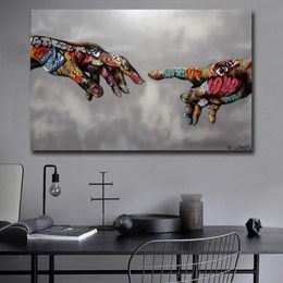 Graffiti Pop Art Poster Print Painting Street Art Urban Art on Canvas Hand Wall Pictures for Living Room Home Decor267S