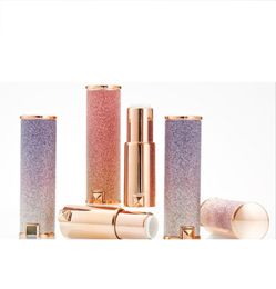 Gradient Colour Lipstick Plastic Box Containers Rose Gold Empty Lips tick Bottle Tube DIY Lip Balm Bottle Lipstick Plastic Box Cont5517966