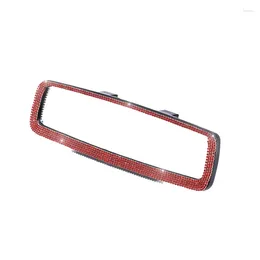 Interior Accessories Automobile Rear View Mirror Rhinestone Cover