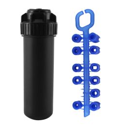 Sprinklers 3/4 Inch Female Thread Up Sprinkler Gear Drive Lawn Sprinkler Head PartCircle Pattern 40°360°Adjustable