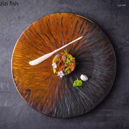 Plates Ceramic Creative Dinner Plate Restaurant Steak Dessert Sushi Snack Pasta Special Tableware