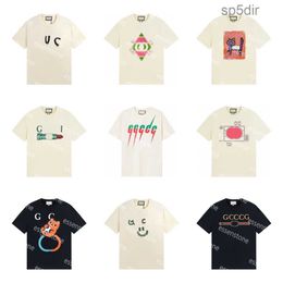 Fashion g t Shirt Designer Mens Shirts Tide Letter Printed Tee Men Women Round Neck Short Sleeve Tshirt Casual Loose High Street Hip Hop 78R9