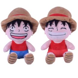 Wholesale Cute Smiling face Straw hat kid plush toy children's game Playmate holiday gift room decoration