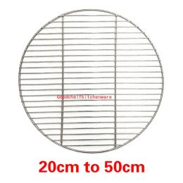 Meshes 304 Stainless Steel round BBQ Grill Mesh Home Roast Nets Bacon Grill Tool Iron Nets barbecue accessories nonstick BBQ Mat Grid