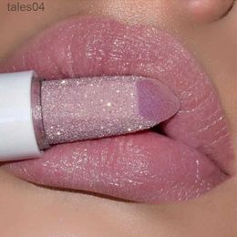 Lipstick Glitter Matte Lipstick Temperature Change Long Lasting Diamonds Lipsticks Non-Stick Waterproof Red Pink Lip Tint Makeup Cosmetic 240313