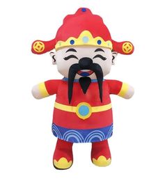 God of Wealth Mascot Costume Spring Festival Party Outfit New Year Character Mascot Costume Chinese God of Wealth