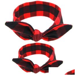 Hair Accessories Children Headband Handmade Headdress Mother And Child Tools Baby Bowknot Accessories9215346 Drop Delivery Products Otgwv