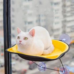 Mats New Cat Window Hammock Climbing Frame Pet Kitty Hanging Sleeping Cats Bed Sunny Window Seat Nest Bearing 15kg Cat Accessories