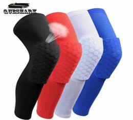 1PCS Breathable Basketball Football Sports Knee Pads Honeycomb Knee Brace Leg Sleeve Calf Compression Knee Support Protection8145252