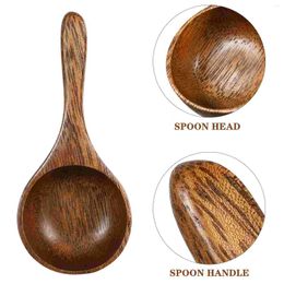 Coffee Scoops Wooden Milk Powder Spoon Bean Measuring Spoons Beans Ground Scoop Kitchen