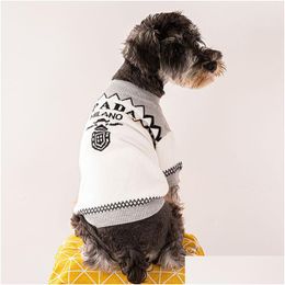 Dog Apparel Sweater Yorkshire/Teddy/Marcus/Pomeranian Small Medium Autumn/Winter Pet Clothing Coat Xs-Xxl Drop Delivery Home Garden Su Otuaw