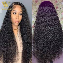 Synthetic Wigs 4x4 5x5 Water Wave Lace Closure Wig 13x4 13x6 Deep Wave Lace Frontal Wig Curly Hair Wigs For Black Women Hair ldd240313