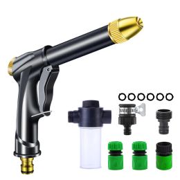 Guns Portable High Pressure Water Gun For Cleaning Car Washing Machine Garden Watering Hose Nozzle Sprinkler Foam Plastic Wating Gun