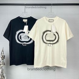 GU top mens t shirt designer shirt Woman Short sleeve summertime breathable T-shirts wholesaler sweatshirt letter-printed pure cotton clothing loose Plus size S-5XL