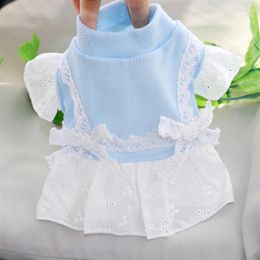Dog Apparel Puppy Cute Princess Dress Spring Summer Thin Pet Chihuahua Cool Home Clothes Lace Products