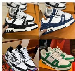 shoes designer sneakers for men lvse casual shoes Running lv8 Shoes trainer Outdoor Shoes trainers shoe high quality Platform Shoes Calfskin Leather Abloh Overlays