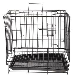 Kennels & Pens 1 Set Folding Dog Kennel Iron Wire Pet Crate Practical Shelter Supplies2909