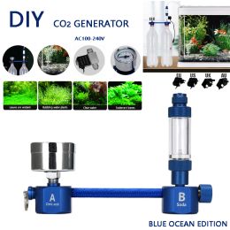 Equipment Fish tank DIYCO2 generator solenoid valve bubble counter diffuser reaction system waterweed growth blue version of CO2 generator