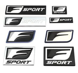 3D Metal F Sport Badge Emblem Decals Car Stickers for IS200T IS250 IS300 RX300 CT NX RX GS RX330 RX350 CT200 GX470 IX3503516686