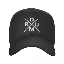 Ball Caps Personalised Drum Kit Drummer Baseball Cap Women Men Adjustable Drumming Music Dad Hat Sports Snapback Summer Hats