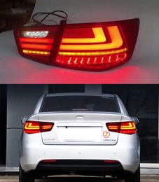 Tail Lamp for Kia Forte LED Turn Signal Taillight 2009-2014 Rear Running Brake Light Automotive Accessories