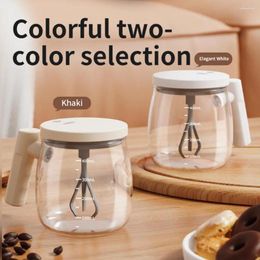 Wine Glasses Portable Electric Mixer 400ml Self Stirring Coffee Cup With Detachable Rod Fast Charging Leakproof For High