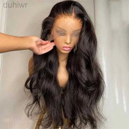 Synthetic Wigs Synthetic Wigs Inch Lace Wig 13x6 Hair Body Wave Lace Front Wig 13x4 Loose Wave Lace Frontal Wig Glueless Hair Wigs ldd240313