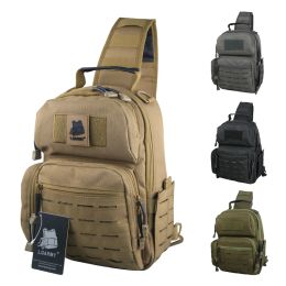Bags Tactical Shoulder Bag Gun Holster Military Sling Bag Hunting Camping Chest Pack Outdoor Waist Bag
