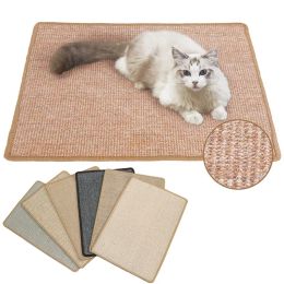 Scratchers Cat Scratcher Sisal Mat Protecting Sofas Grinding Claws Pet AntiSlip Sleeping Mat Furniture Protector Cat Accessories