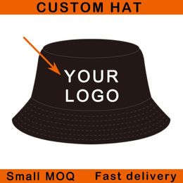 Bucket hat 100% cotton material female fitted fashion headwear small quantity outdoor sport fishing custom cap233C