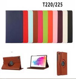 T220 T225 360 Rotating Case For Samsung Galaxy Tab A7 Lite 87 SMT220 SMT225 Folding Stand Smart Cover Funda8853982