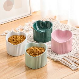 Supplies ceramic Raised Cat Bowls, Tilted Elevated Food or Water Bowls , Stress Free, Backflow Prevention, Dishwasher and Microwave Safe.