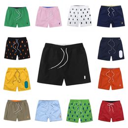 2024 Designer Mens Shorts Designer Summer Swim Ralphs War Horse Embroidery Breathable Beach Laurens Short Poloos Quick Dry Surf Mesh Fabric Shorts