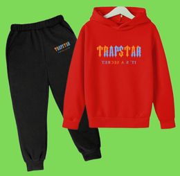 Men's Tracksuits Spring Autumn Print Kids Hoodies Suit Boys Girls High Quality Sportwear Sets Children's Srteet Casual Pullover7122988