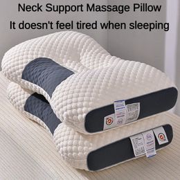 Cervical Orthopaedic Neck Pillow Help Sleep And Protect The Household Soybean Fibre SPA Massage For Sleeping 240304