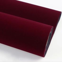 Fabric 45cm*3m Sticky Back Self Adhesive Velvet Fabric Selfadhesive Flocking Velvet Fabric Craft Sticker for Jewelry Box Cars Decor